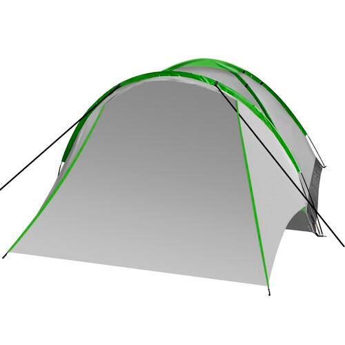 Cort camping, 320 x 200 x 140 cm,  impermeabil 5000 mm, gri