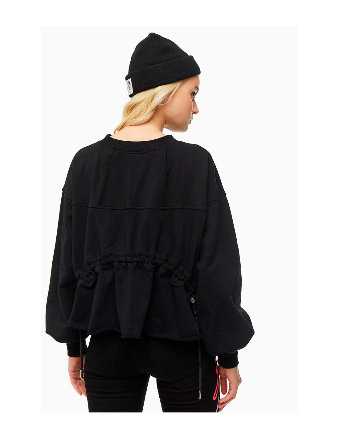 Sudadera Diesel en color Negro 3/4