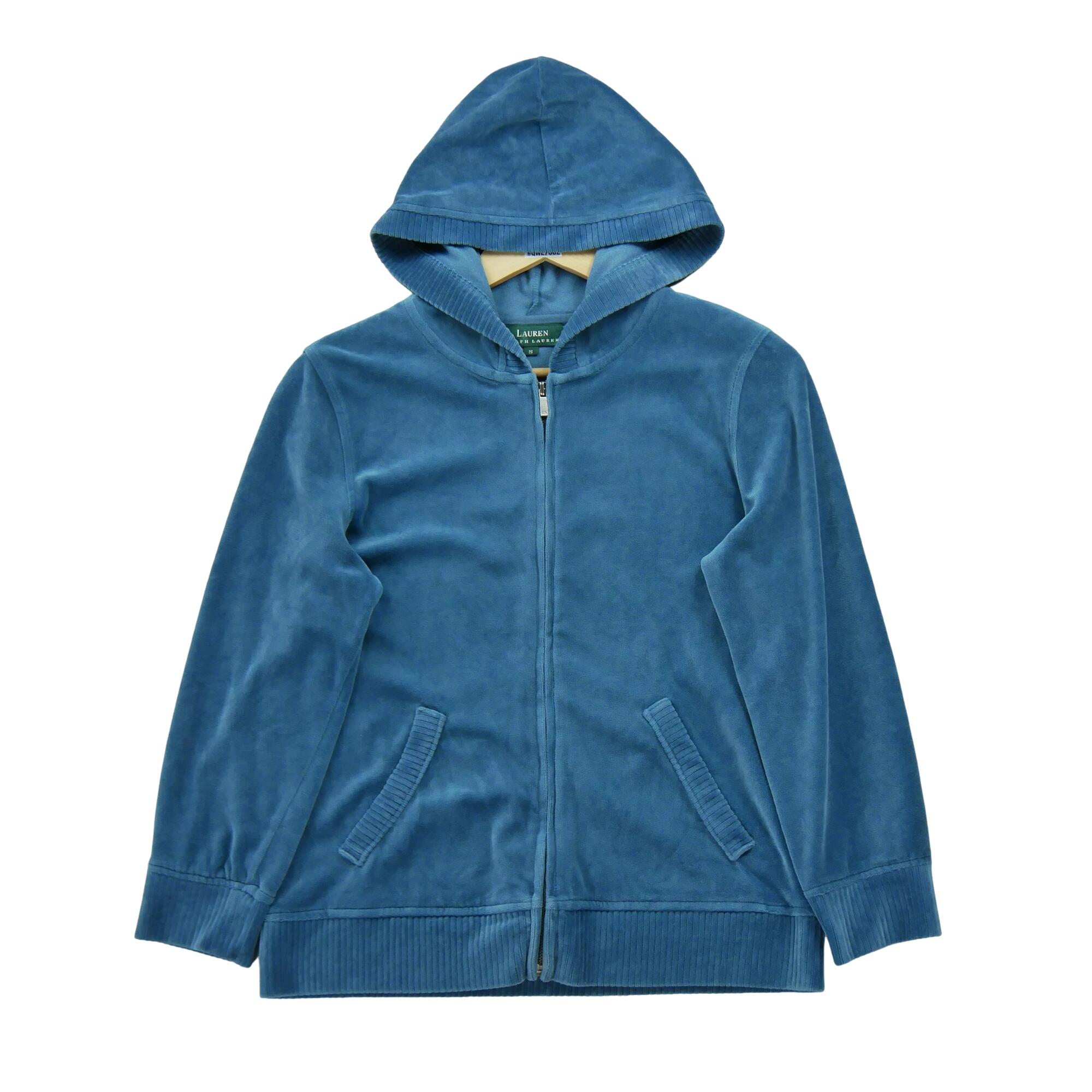 RALPH LAUREN Reconditionné - Sweat à capuche Femme Full zip Bleu - Excellent