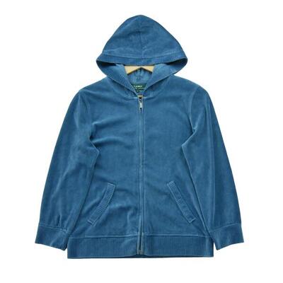 Second life - Damen Full Zip Blauer Hoodie - Wie neu