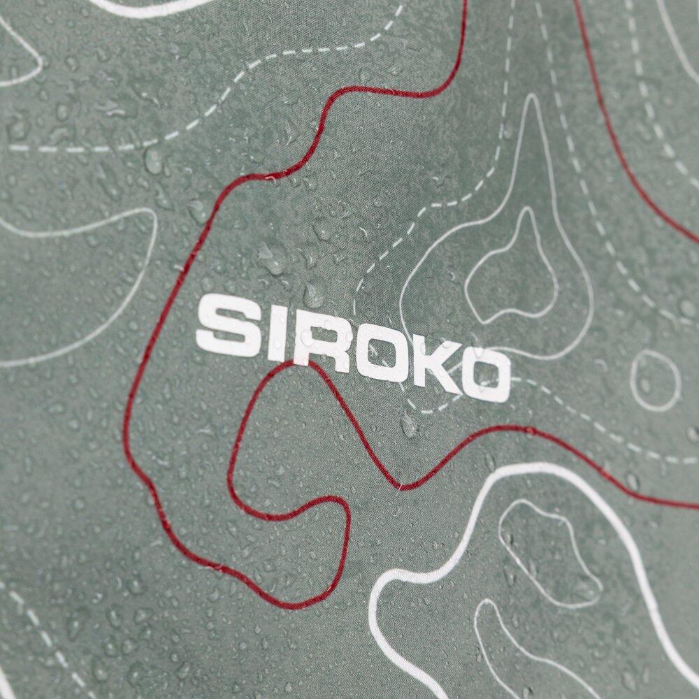 Poncho de pluie imperméable randonnée Homme et Femme Rinjani Green Vert 4/6