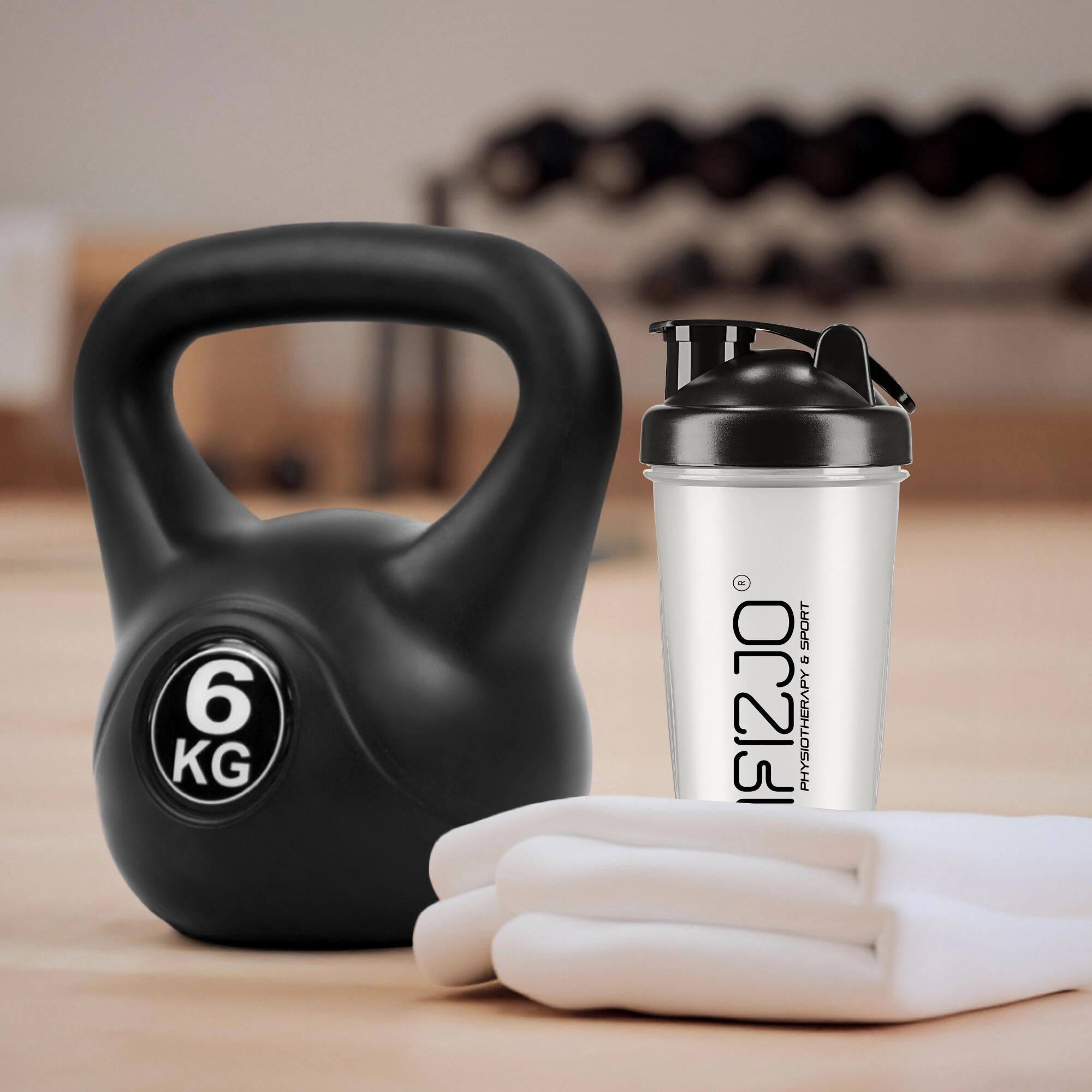 4FIZJO PRO-Sport-Shaker 650 ml – auslaufsicher mit Sieb 6/7