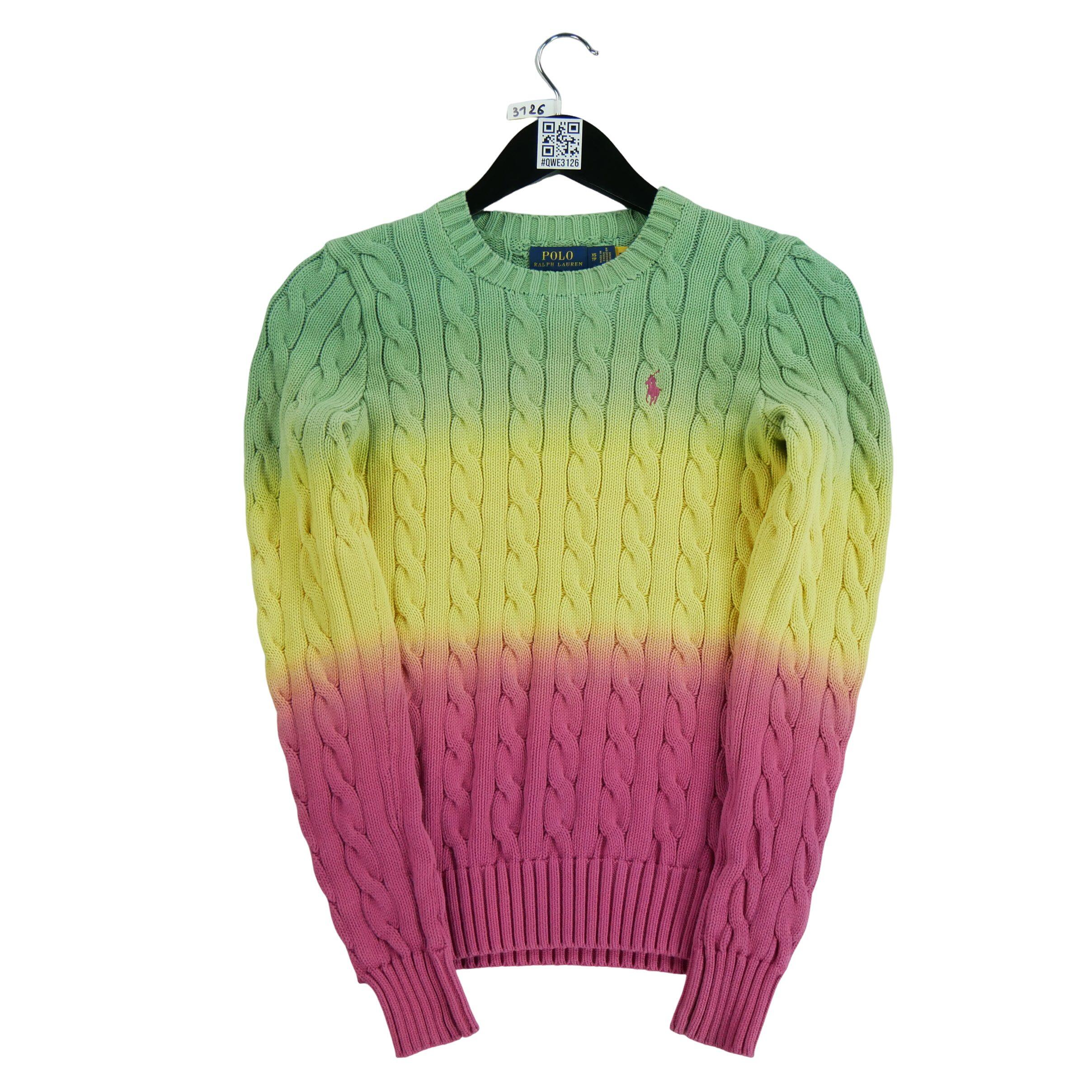 Ralph Lauren - Reconditionné - Pull Ralph Lauren Tie-dye Torsadé - Excellent - Sweat-shirt - Multicolore - Decathlon