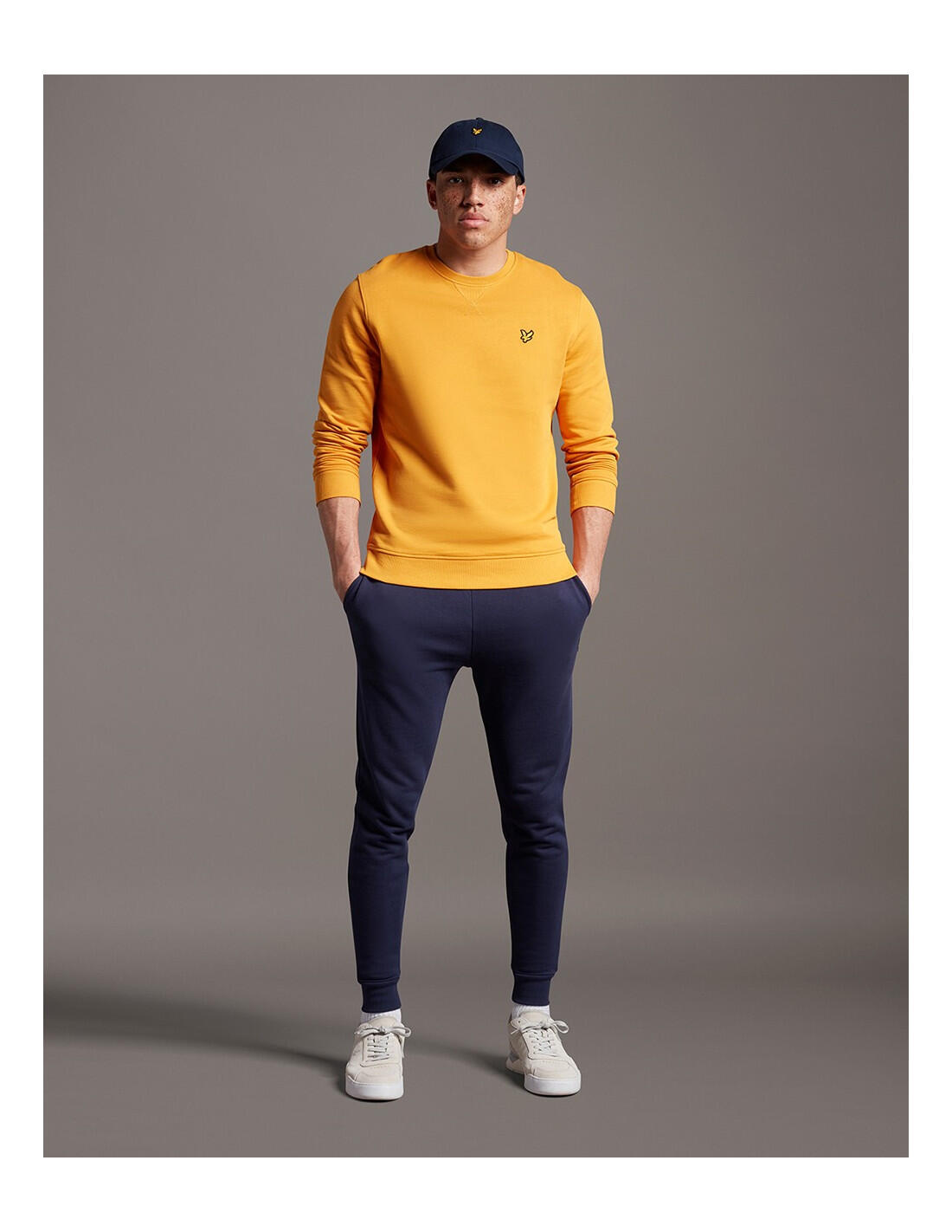 Sudadera Lyle & Scott en color W103-Naranja 4/5