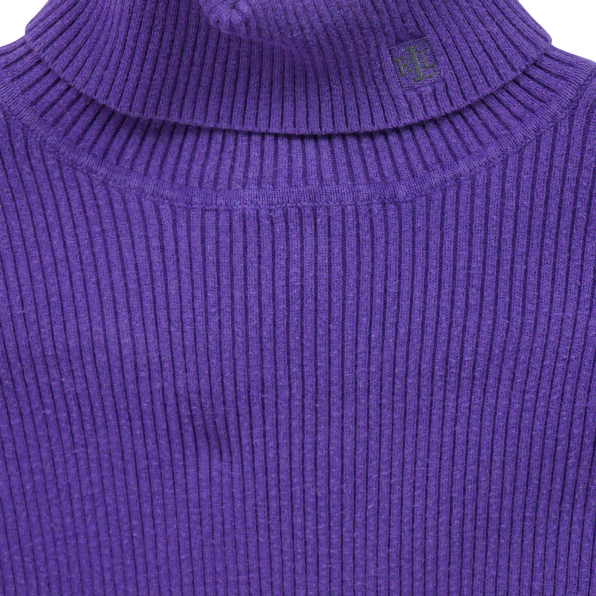 Segunda Vida - Suéter de Gola Alta para Mulher Roxo - Em muito bom estado 3/5