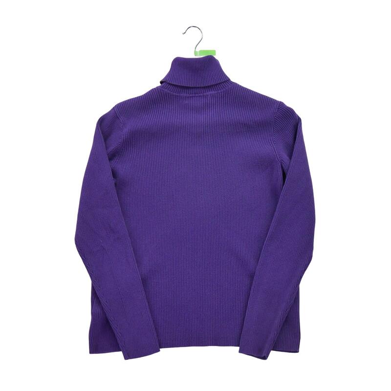 Pulover cu guler rulat pentru femei mov