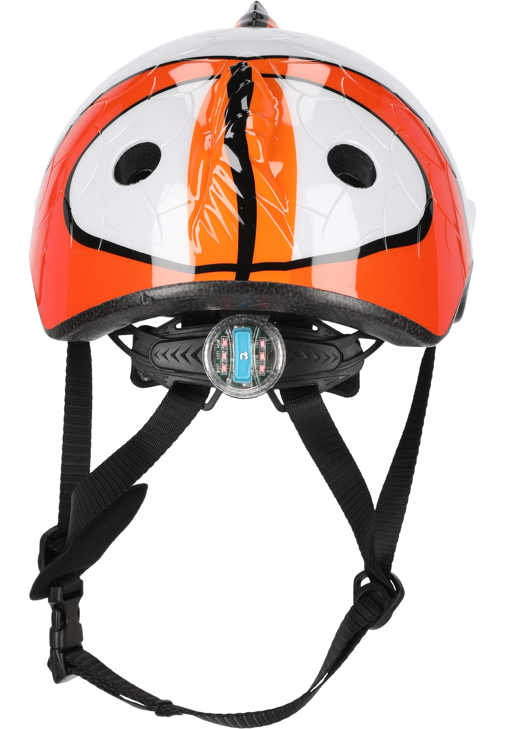 Kask Rowerowy dla dzieci | Pomarańczowy Nemo | Crazy Safety | Certyfikowany 5/16