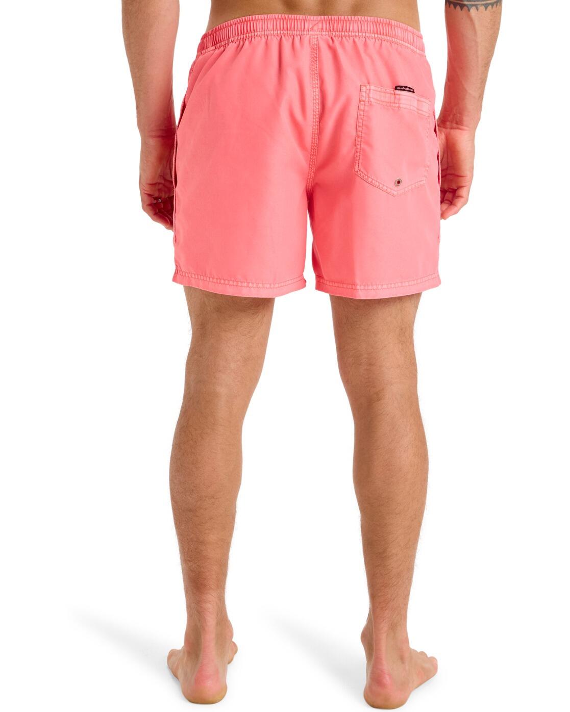 Short de natación EVERYDAY SURFWASH VOLLEY 15" Rosa Hombre 3/4
