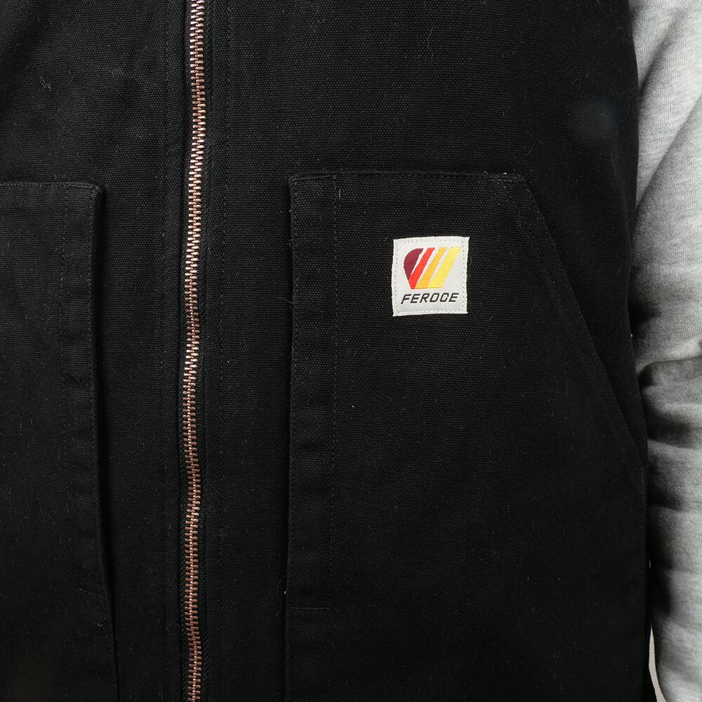 Veste sans manche doublure matelassée - Noire 2/4