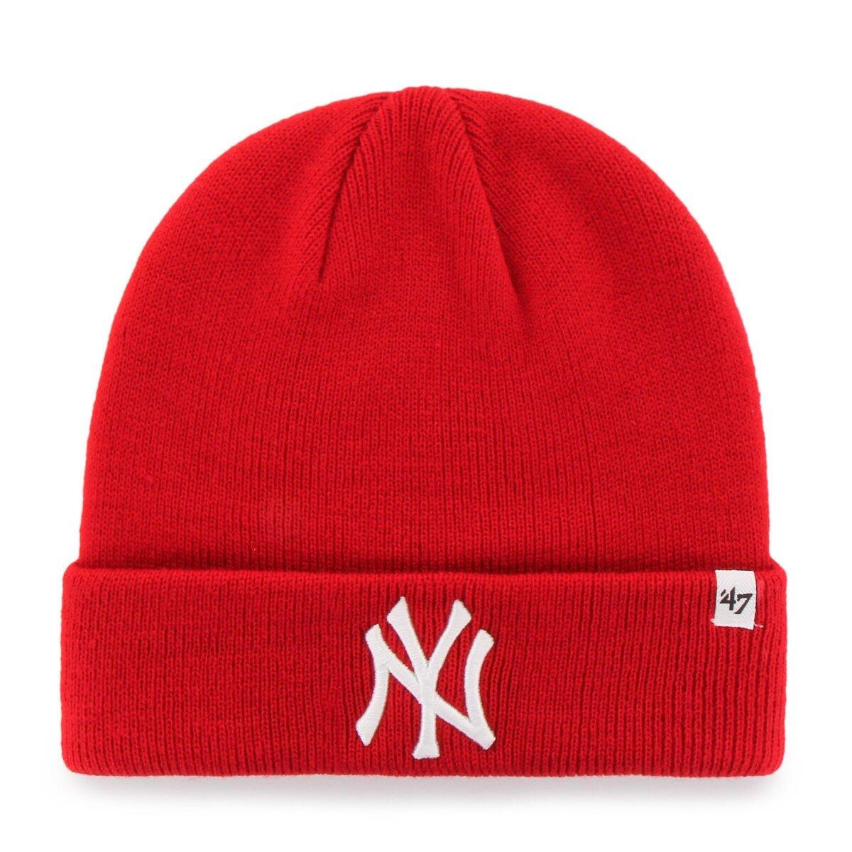 Brand `47 czapka zimowa New York Yankees B-RKN17ACE-RDA czerwony OSFM