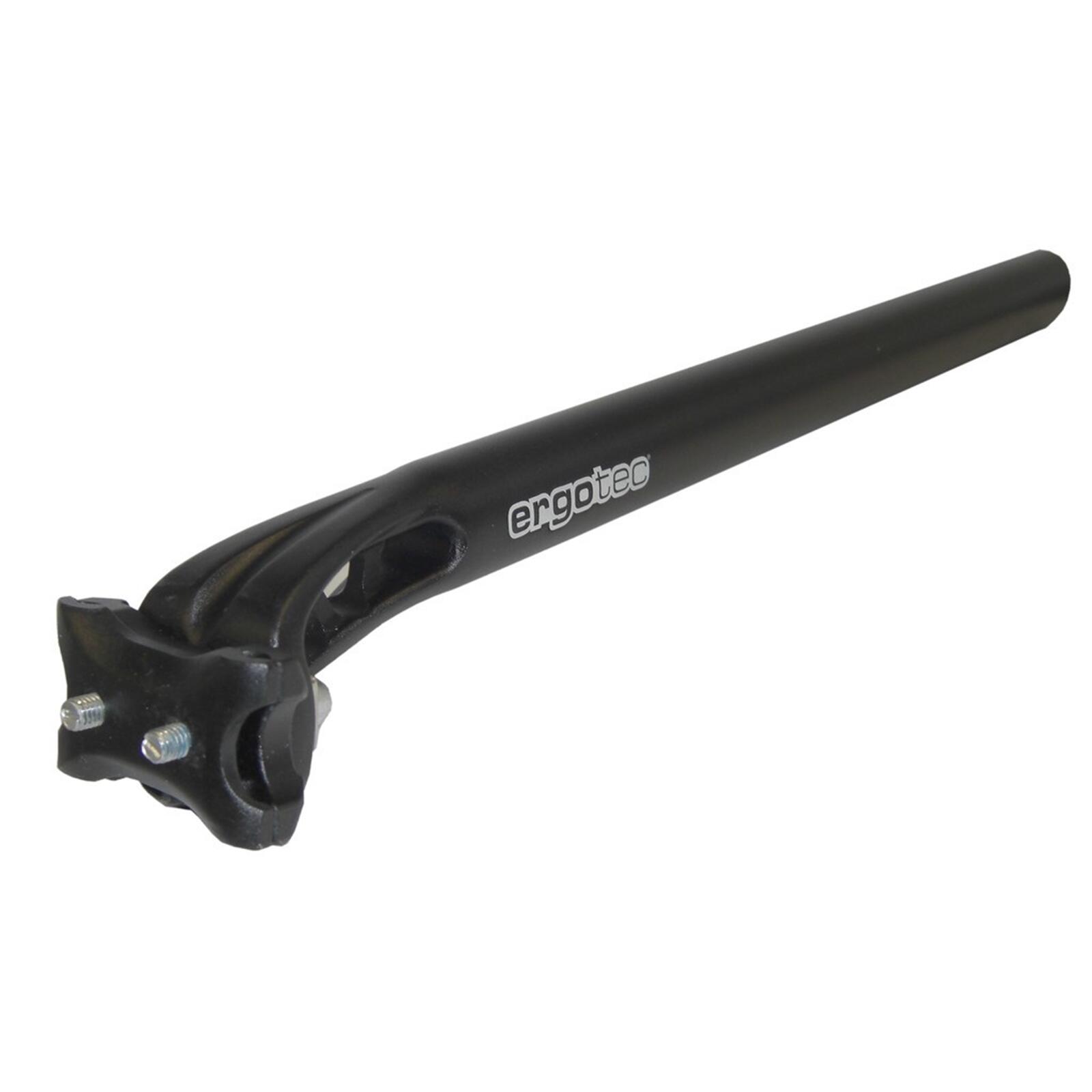 Ergotec - Tige De Selle Brevetée Hock Evolution, Ø27,2mm, 400mm - Tige De Selle - Noir - 400 Mm - Decathlon