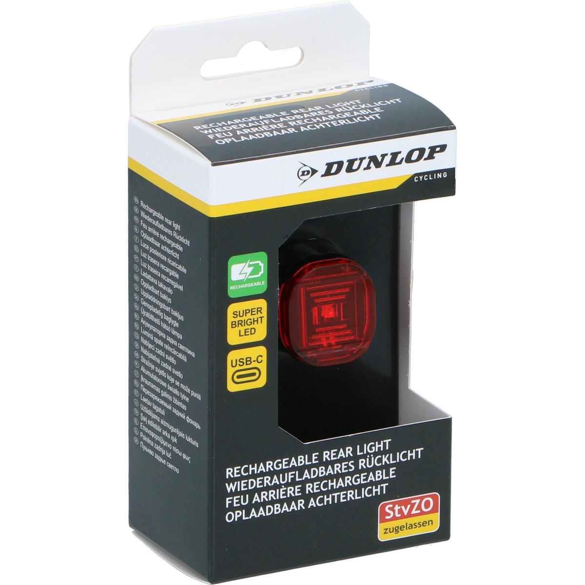 Lampka rowerowa Dunlop na tył LED 4/4