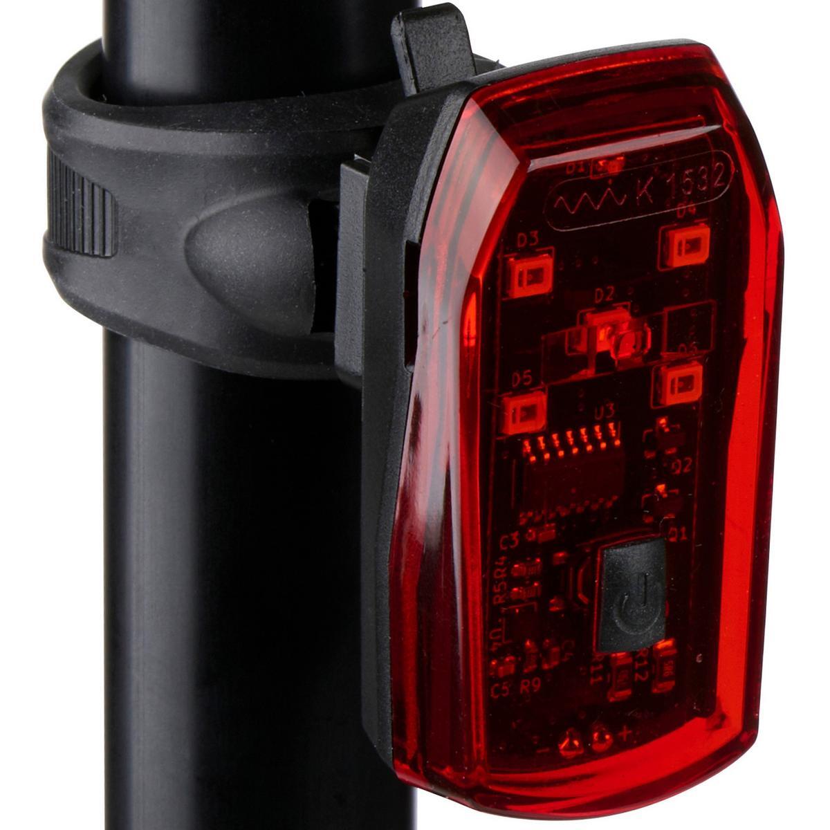 Lmapka rowerowa Dunlop na tył 5 LED na tył z funkcją stop 2/5