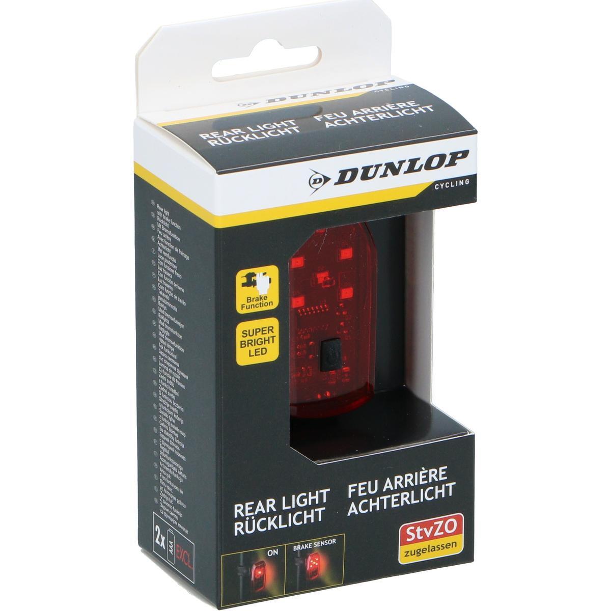 Lmapka rowerowa Dunlop na tył 5 LED na tył z funkcją stop 5/5