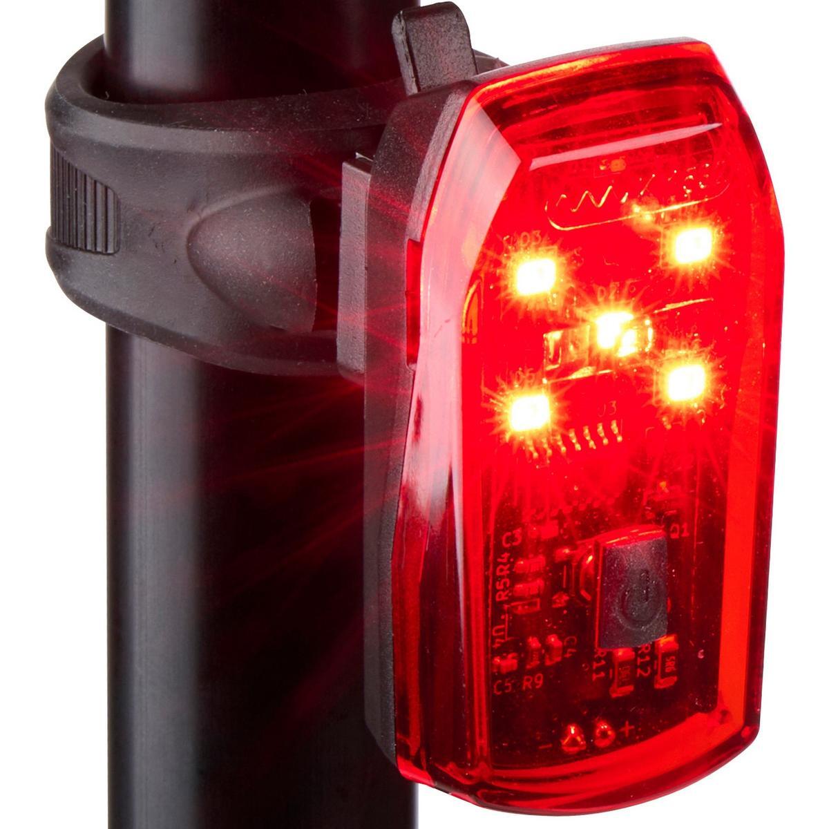 Lmapka rowerowa Dunlop na tył 5 LED na tył z funkcją stop 4/5