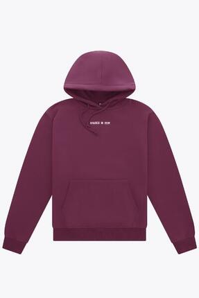 Sweat à capuche unisexe Osaka Signature | Laque cerise