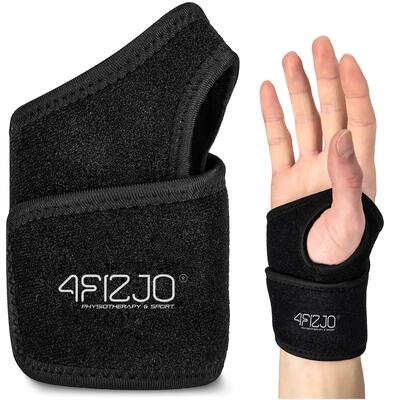 Ortesi stabilizzatrice polso neoprene supporto pollice 4FIZJO nera