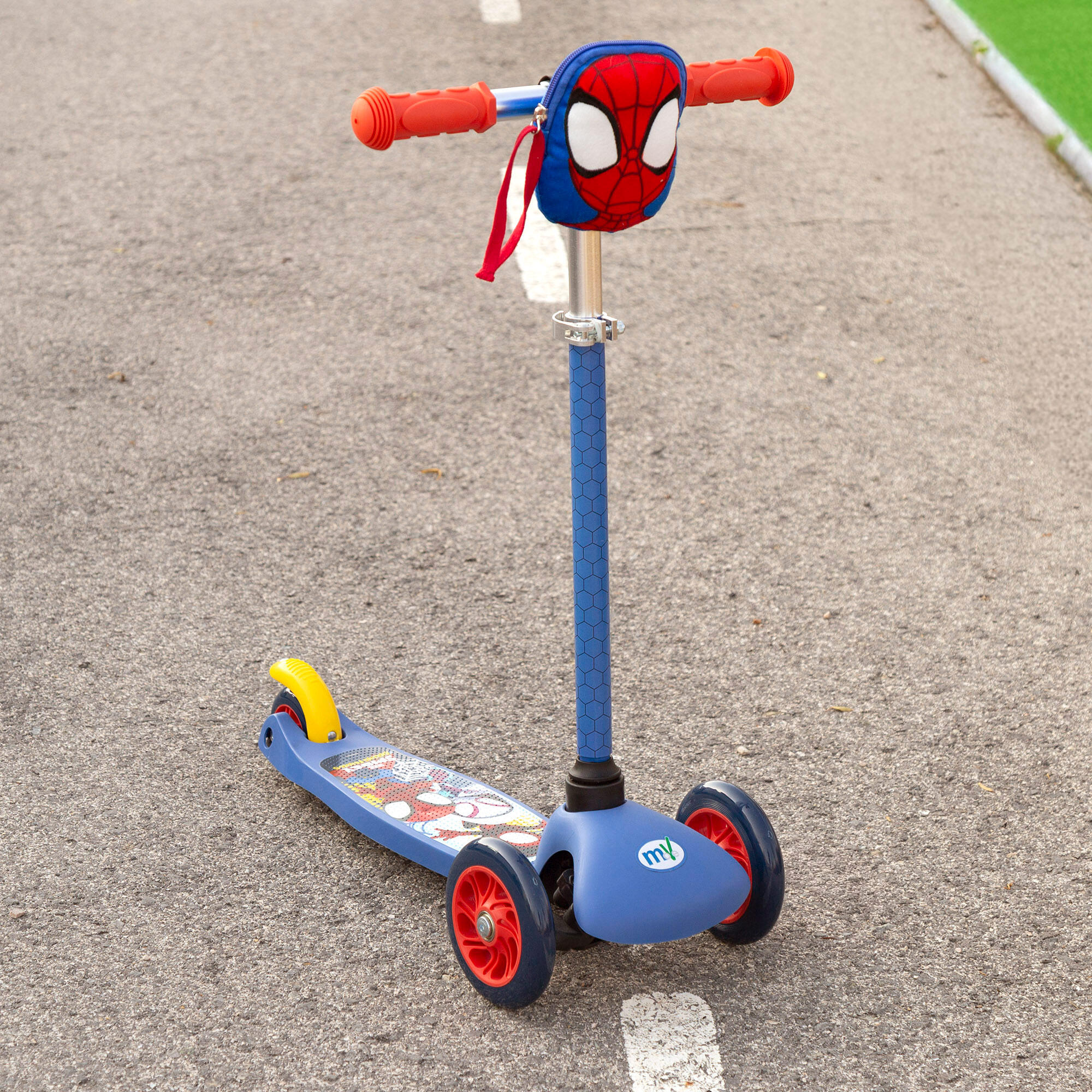 Spidey Monopattino per bambini a 3 ruote con tasca 2/7