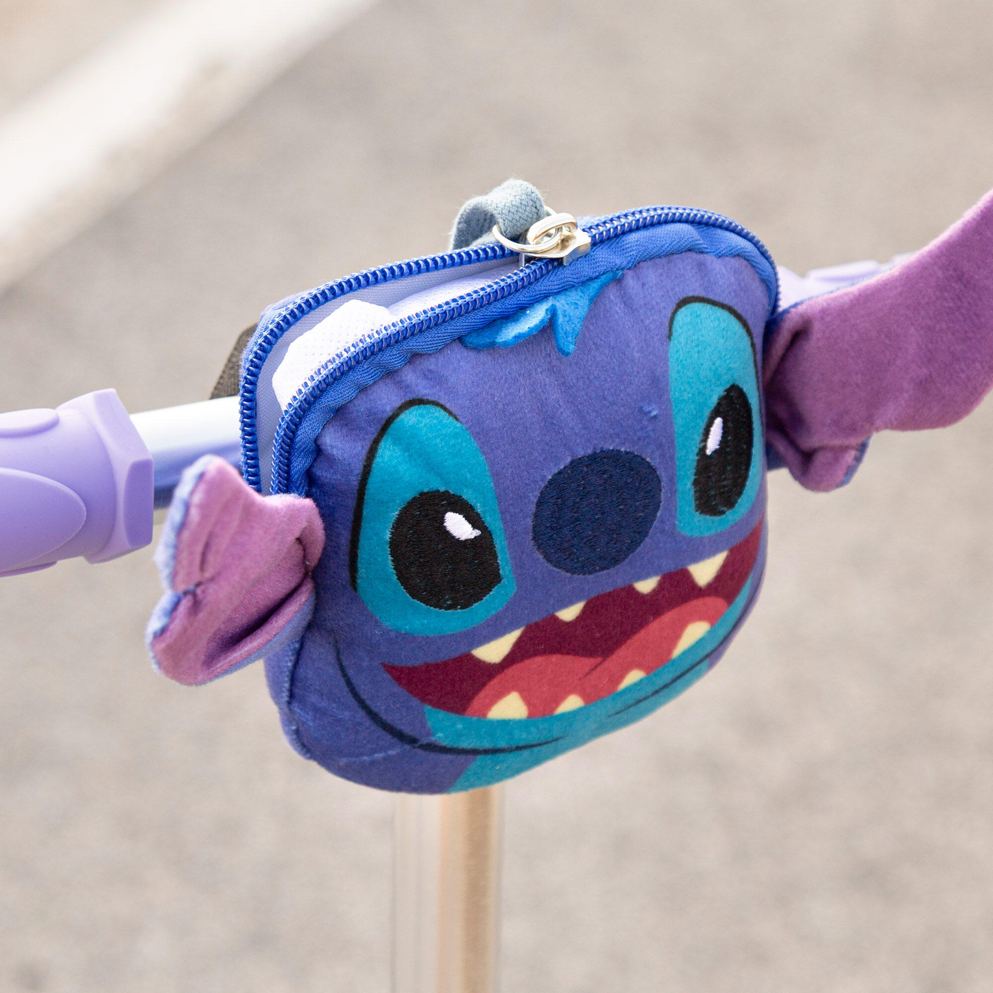 Stitch Patinete infantil de 3 rodas com bolso frontal 5/7