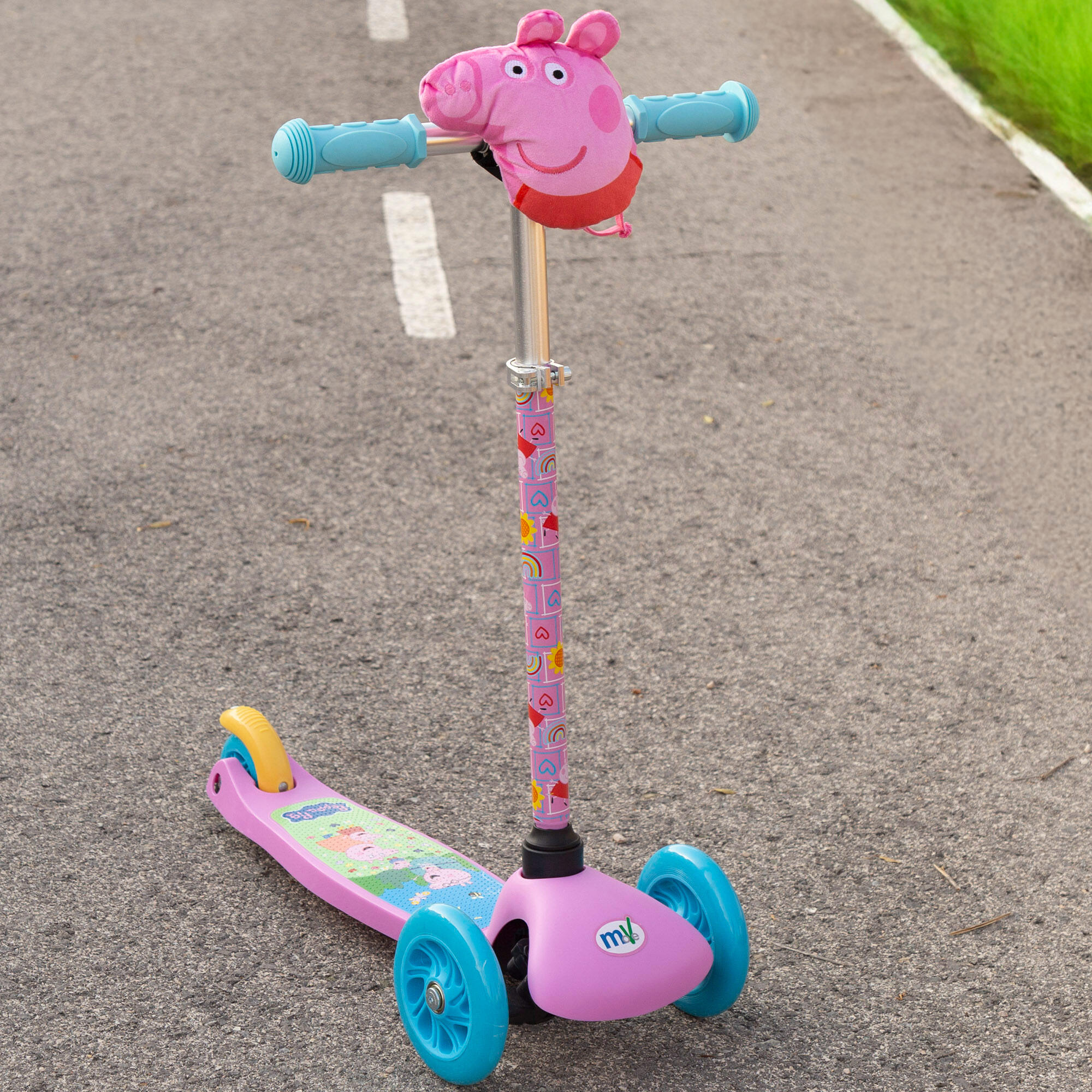 Peppa Pig Monopattino per bambini a 3 ruote di con tasca 2/7
