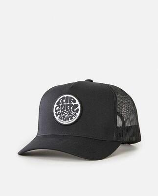 Wetsuit icon zwarte trucker pet