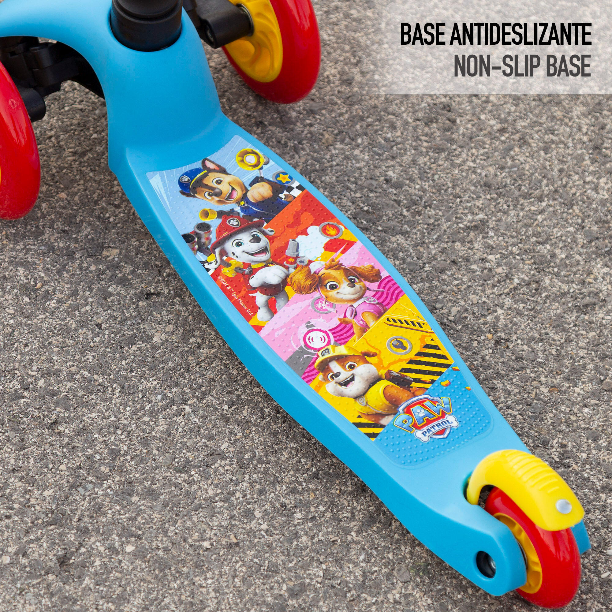 Paw Patrol Patinete infantil de 3 rodas Chase com bolso frontal 6/7