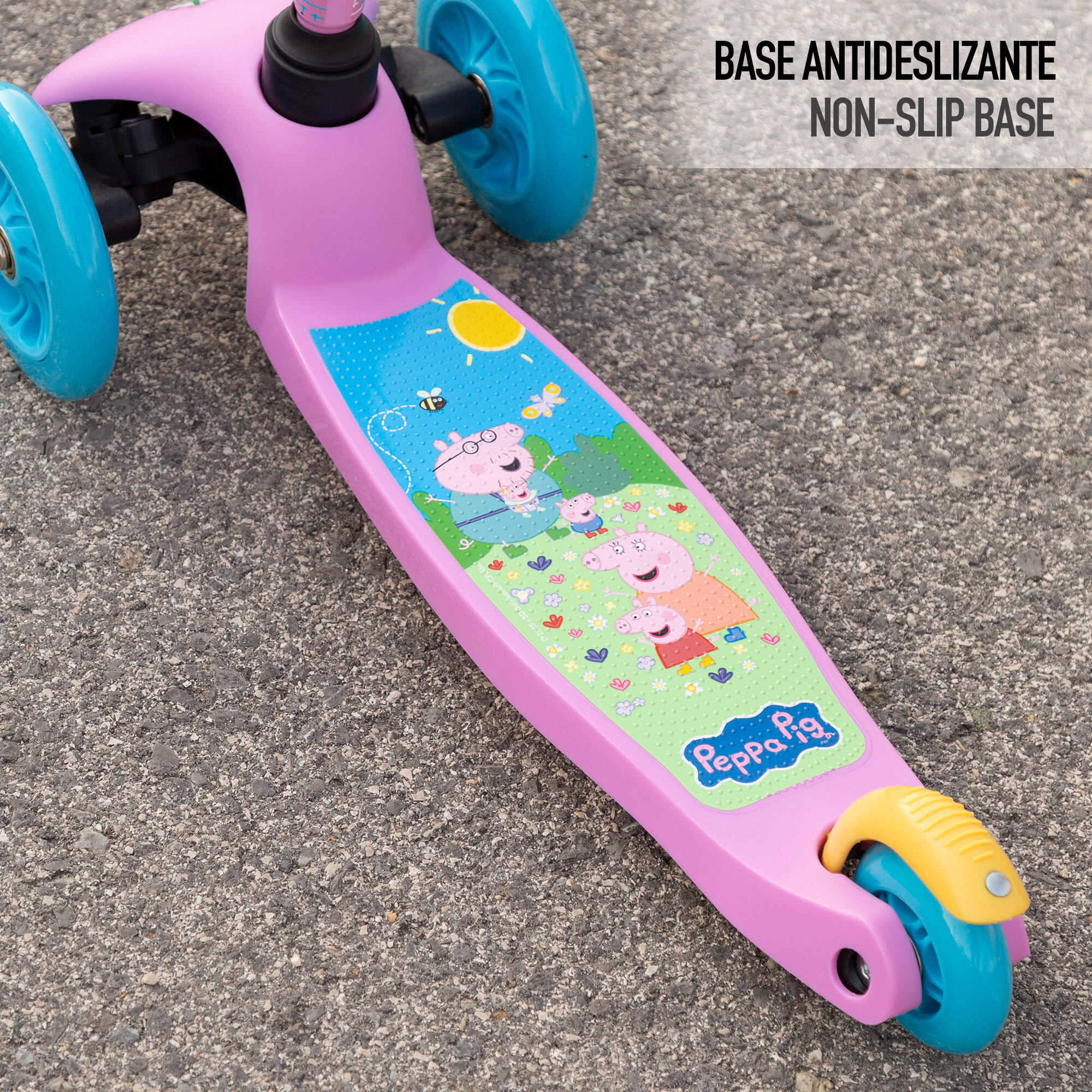 Peppa Pig Monopattino per bambini a 3 ruote di con tasca 6/7