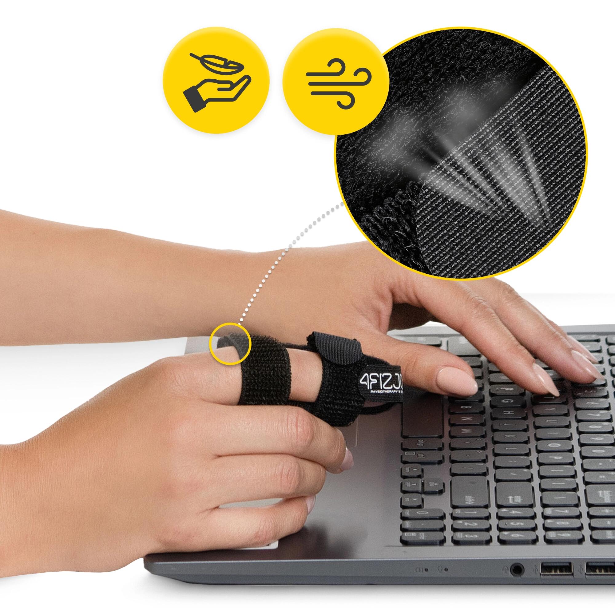 4FIZJO Fingerorthese Stabilisator Einheitsgröße Orthese für Finger 5/7