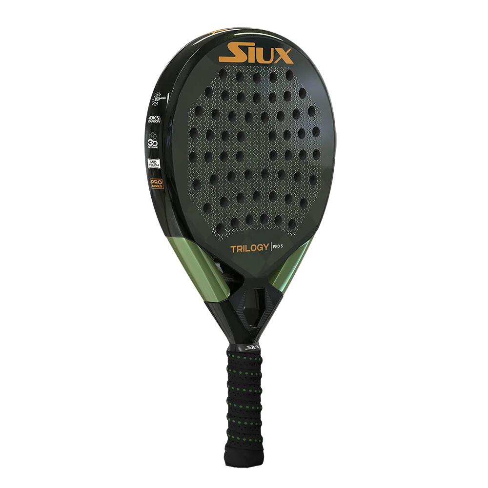 Siux - Raquette de Padel Trilogy Pro 5 pour femme professionnelle forme ronde. 5/7