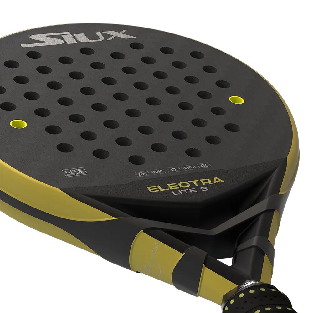 Siux - Pala de Pádel Electra Lite 3 nivel avanzado forma híbrida 2/7
