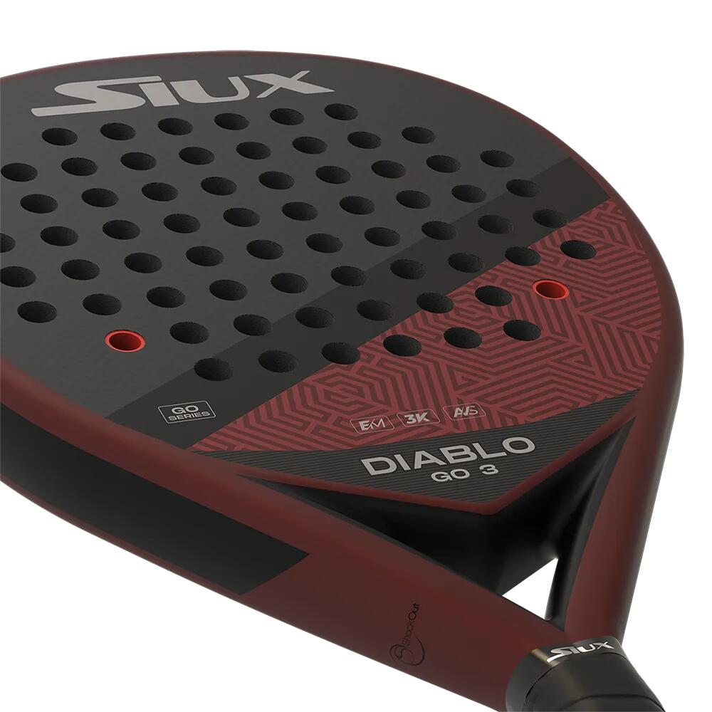 Siux - Raquete de Padel Diablo Go 3 nível intermédio forma híbrida 2/7