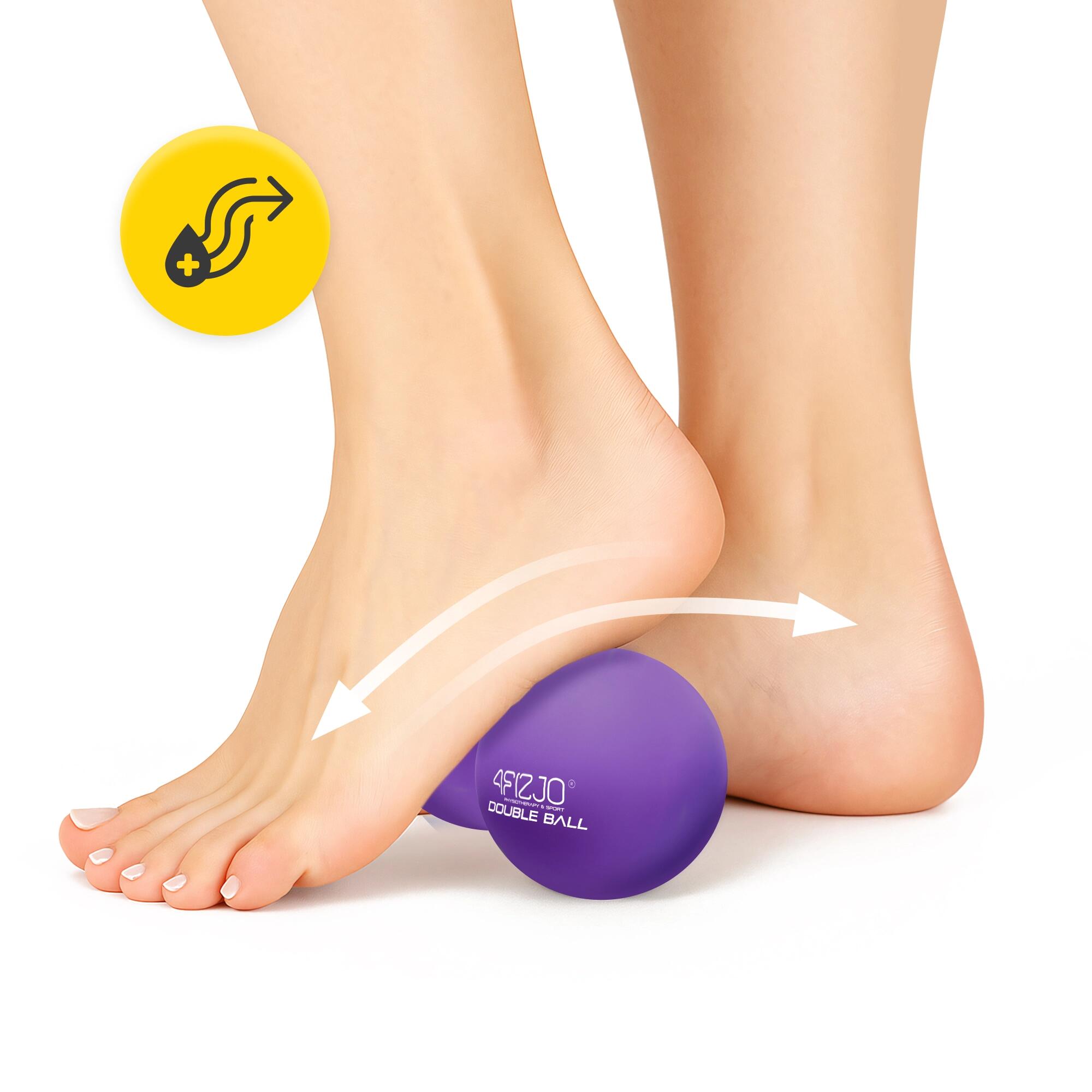 Doppelte Massageball für Punktmassage 4FIZJO LACROSSE 3/7