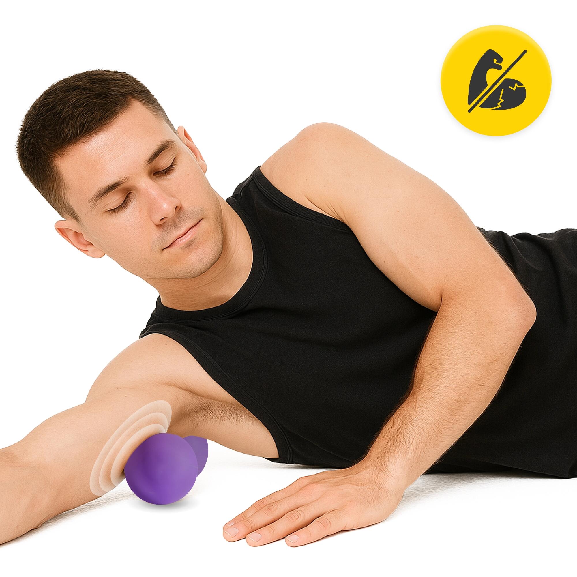 Doppelte Massageball für Punktmassage 4FIZJO LACROSSE 4/7