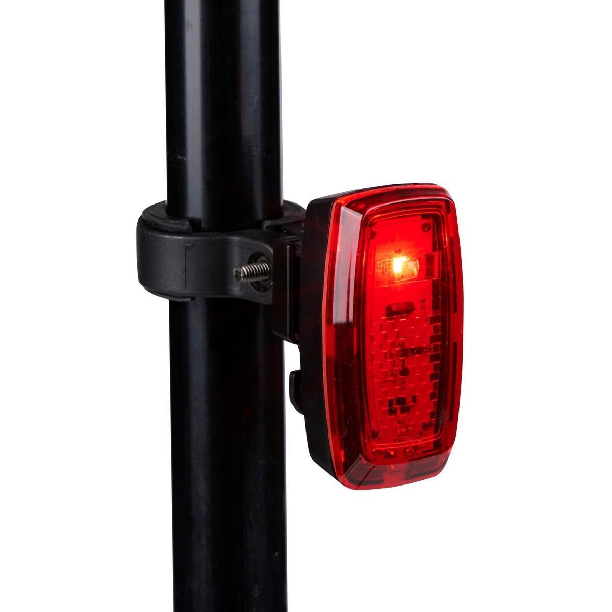 Lampka rowerowa Dunlop na tył LED na baterie 2/4