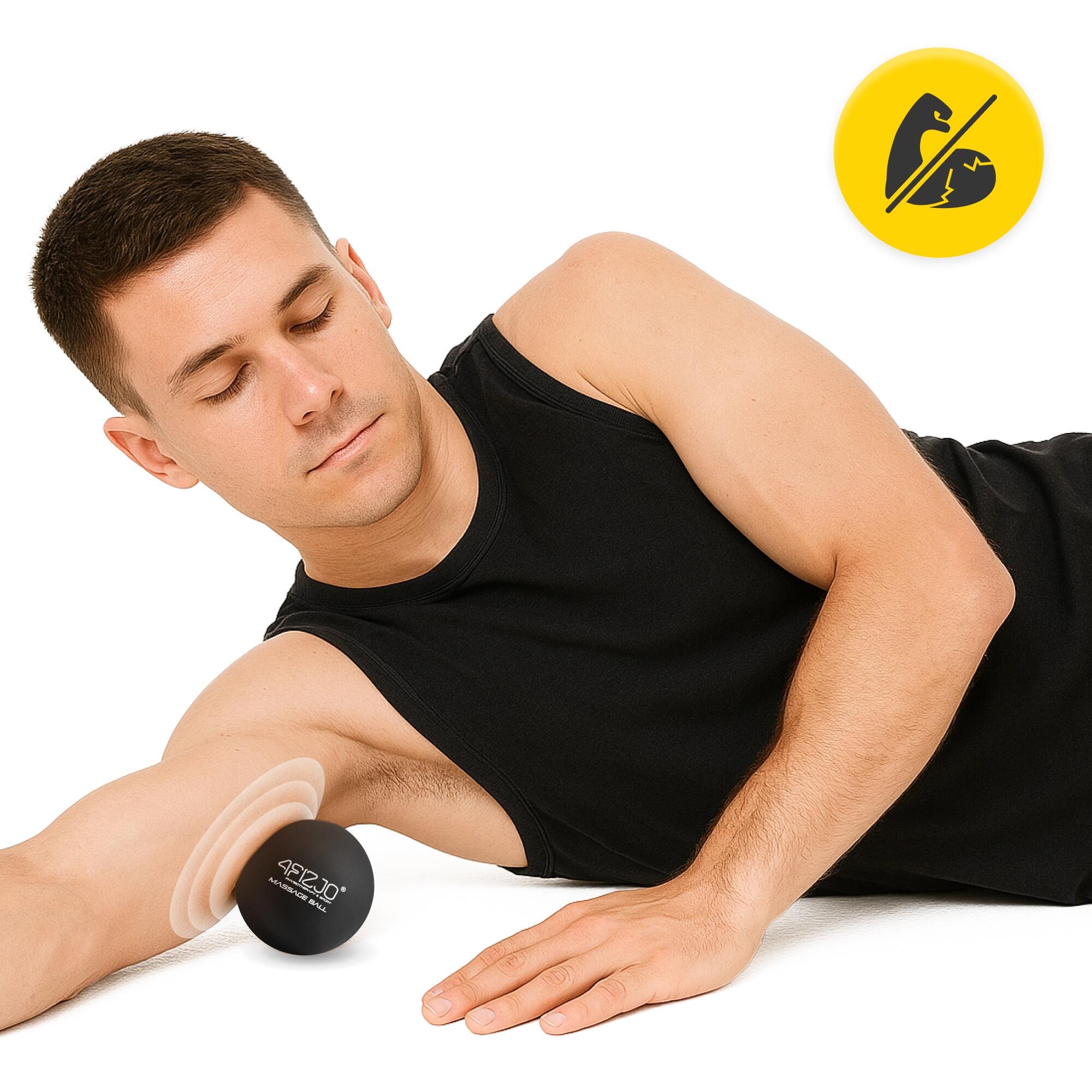 Pallina massaggio fasciale trigger point lacrosse 6,25 cm 4FIZJO MASSAGE BALL 2/7