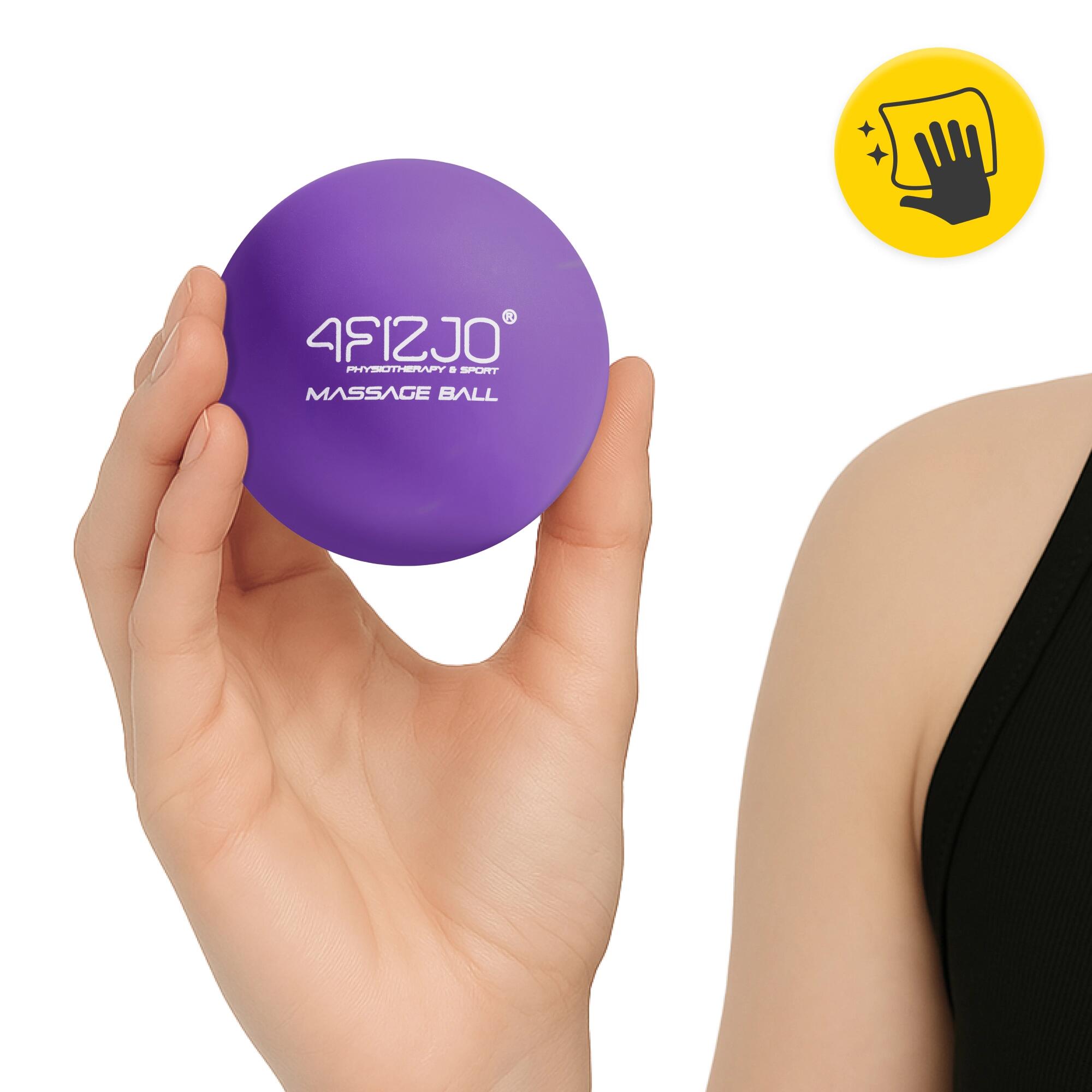 Pallina massaggio fasciale trigger point lacrosse 6,25 cm 4FIZJO MASSAGE BALL 3/7