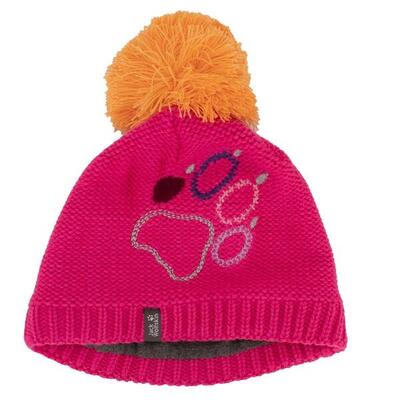 Mütze Paw Knit Cap in Rosa