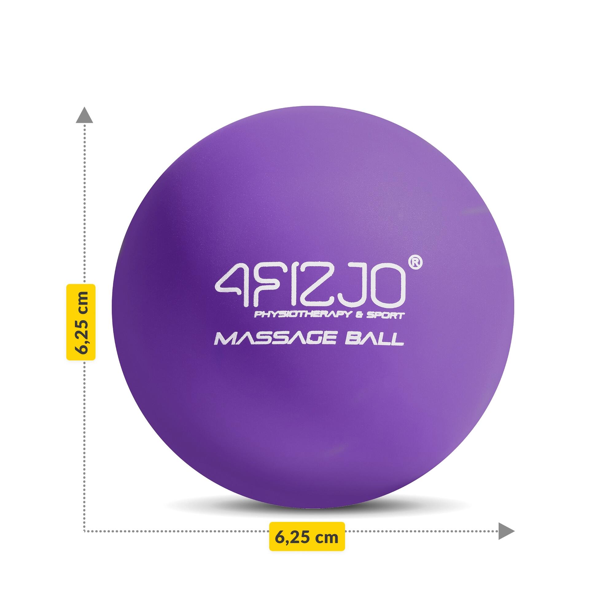 Pallina massaggio fasciale trigger point lacrosse 6,25 cm 4FIZJO MASSAGE BALL 4/7
