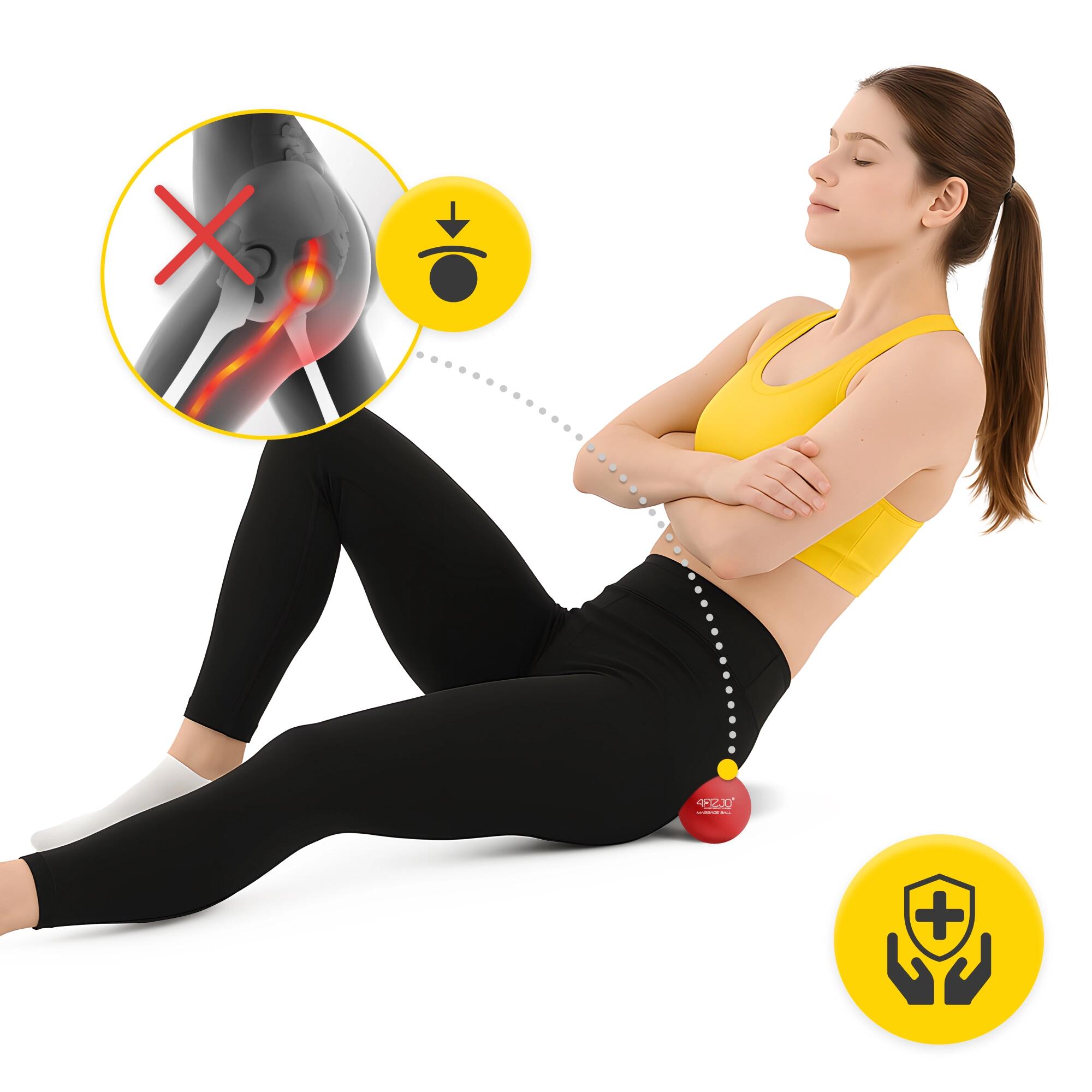 Piłeczka do masażu powięzi MASSAGE BALL 4FIZJO 6/7