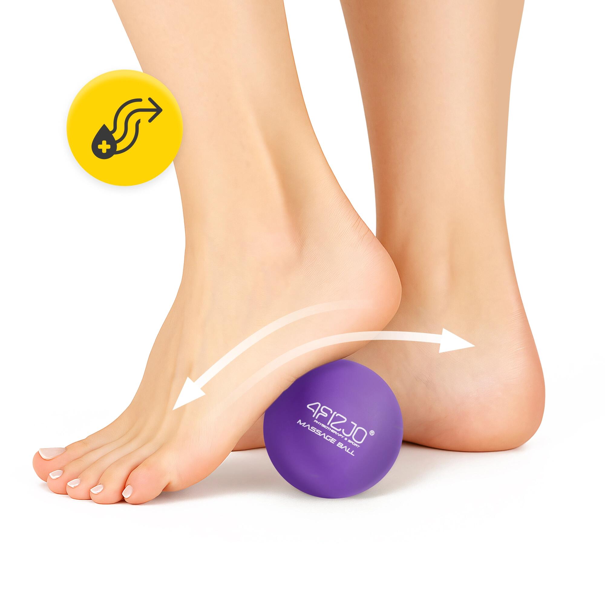 Pallina massaggio fasciale trigger point lacrosse 6,25 cm 4FIZJO MASSAGE BALL 6/7