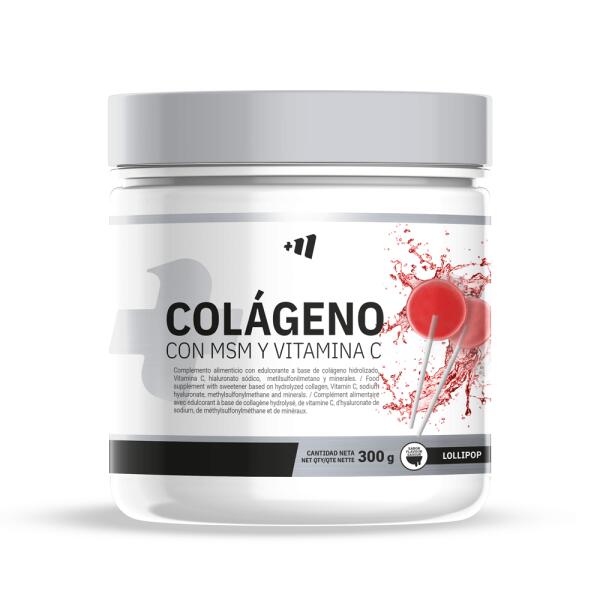 MMSUPPLEMENTS Collagen with MSM and Vitamin C - 300g Pirulito da MM Supplements
