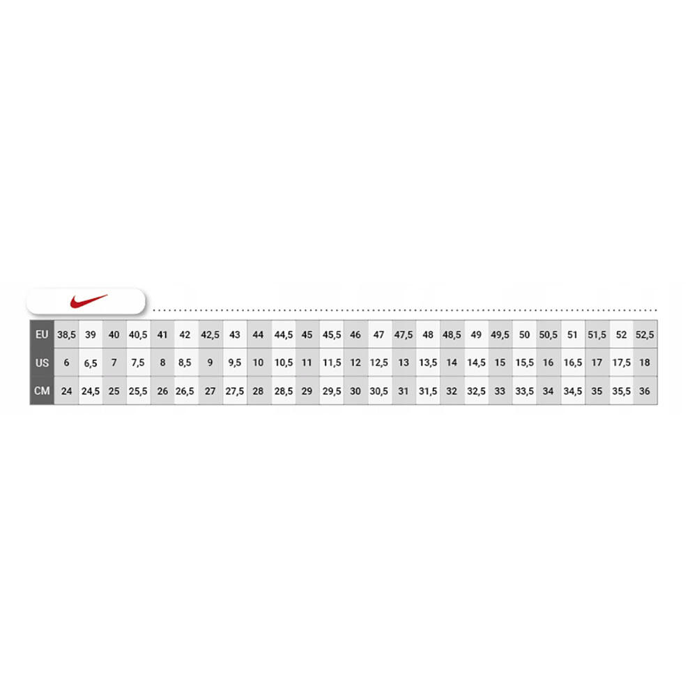 size chart nike tanjun