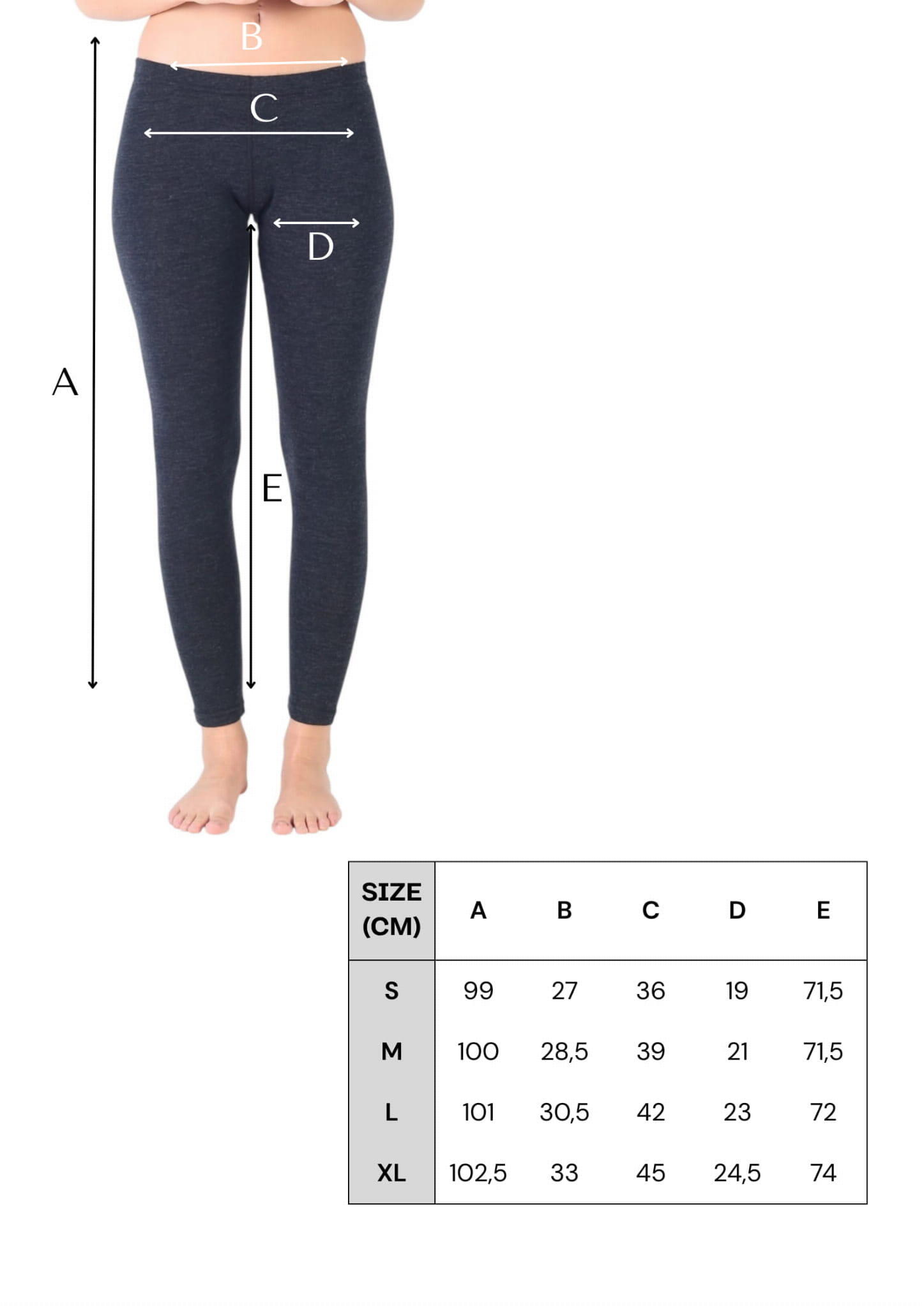 Norte - Ocieplane Legginsy z 100% Wełny Merino (195 g/m²) 4/4