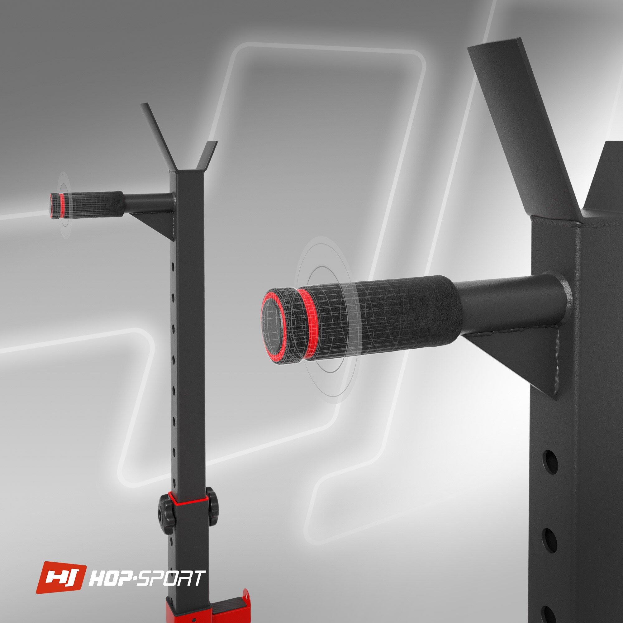 Support pour barre Hop-Sport HS-1004L avec sécurité 3/7