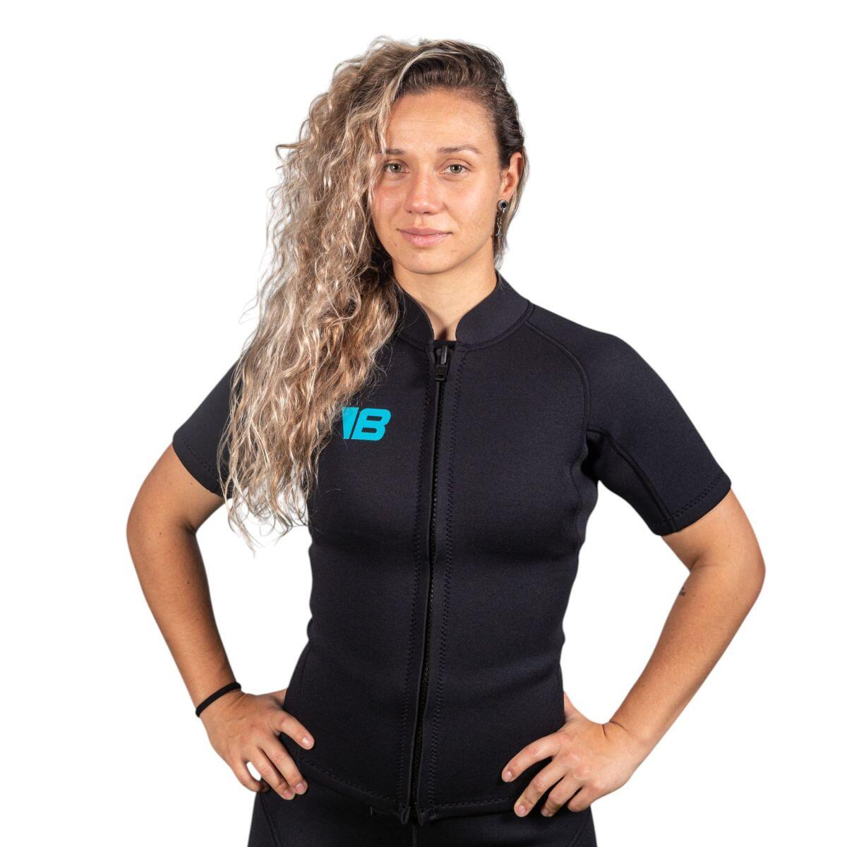 Jaqueta de neoprene Femenina Ocean Be Wave tamanho M 2/5