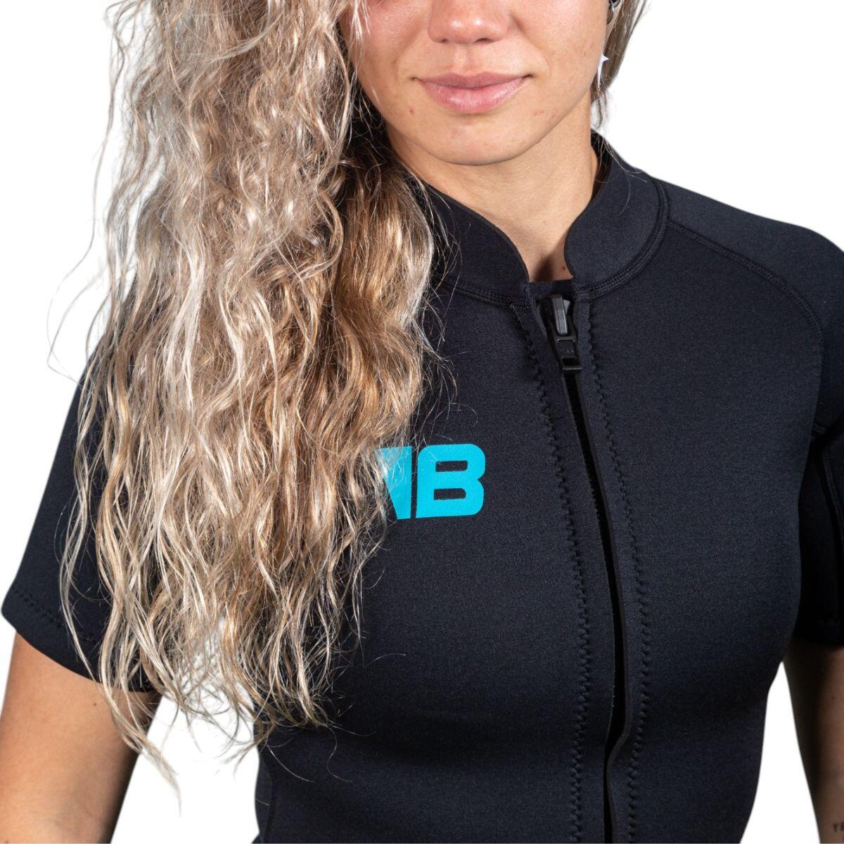Jaqueta de neoprene Femenina Ocean Be Wave tamanho M 4/5