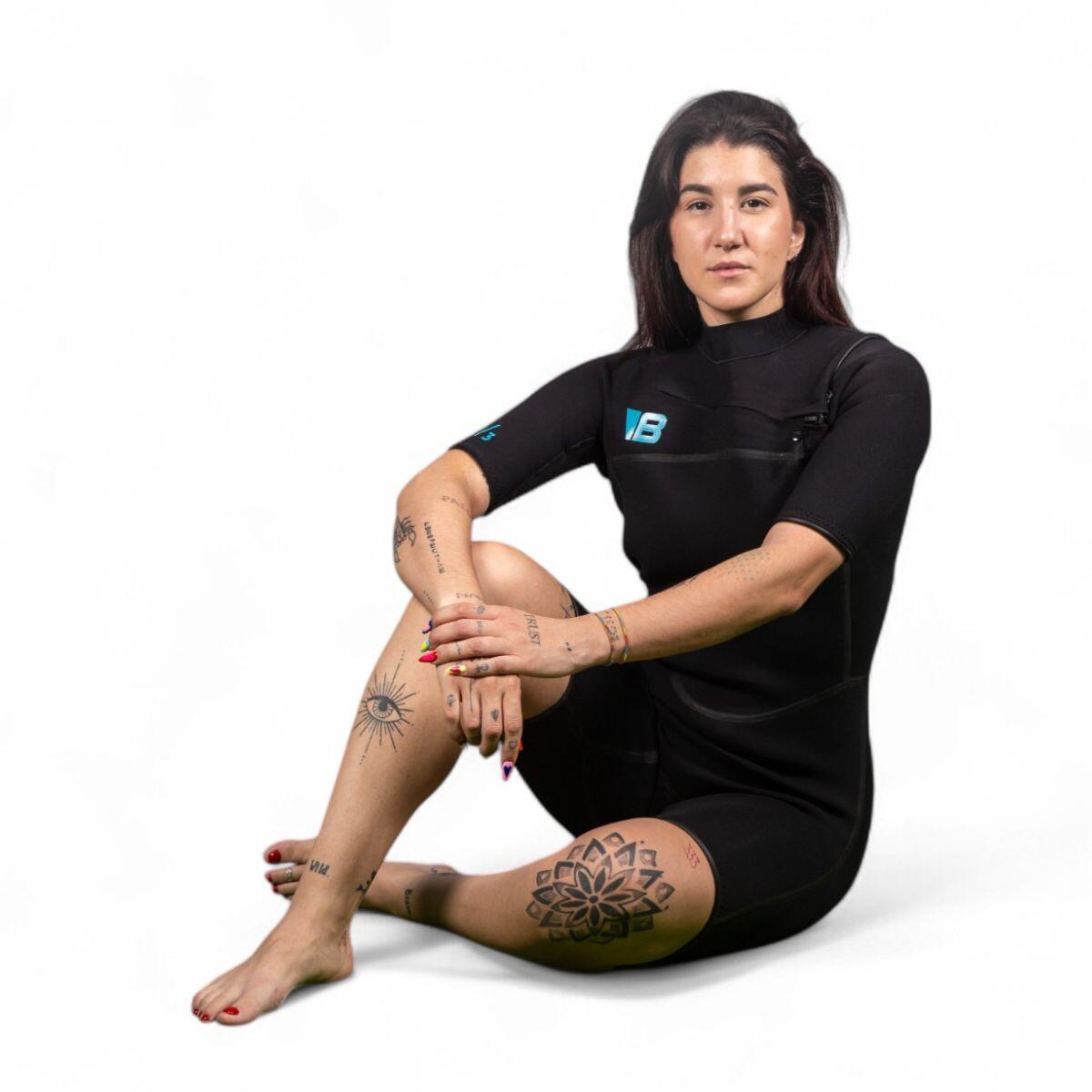 Fato de mergulho curto Behumax Ocean Be Wave para mulher S 3/5