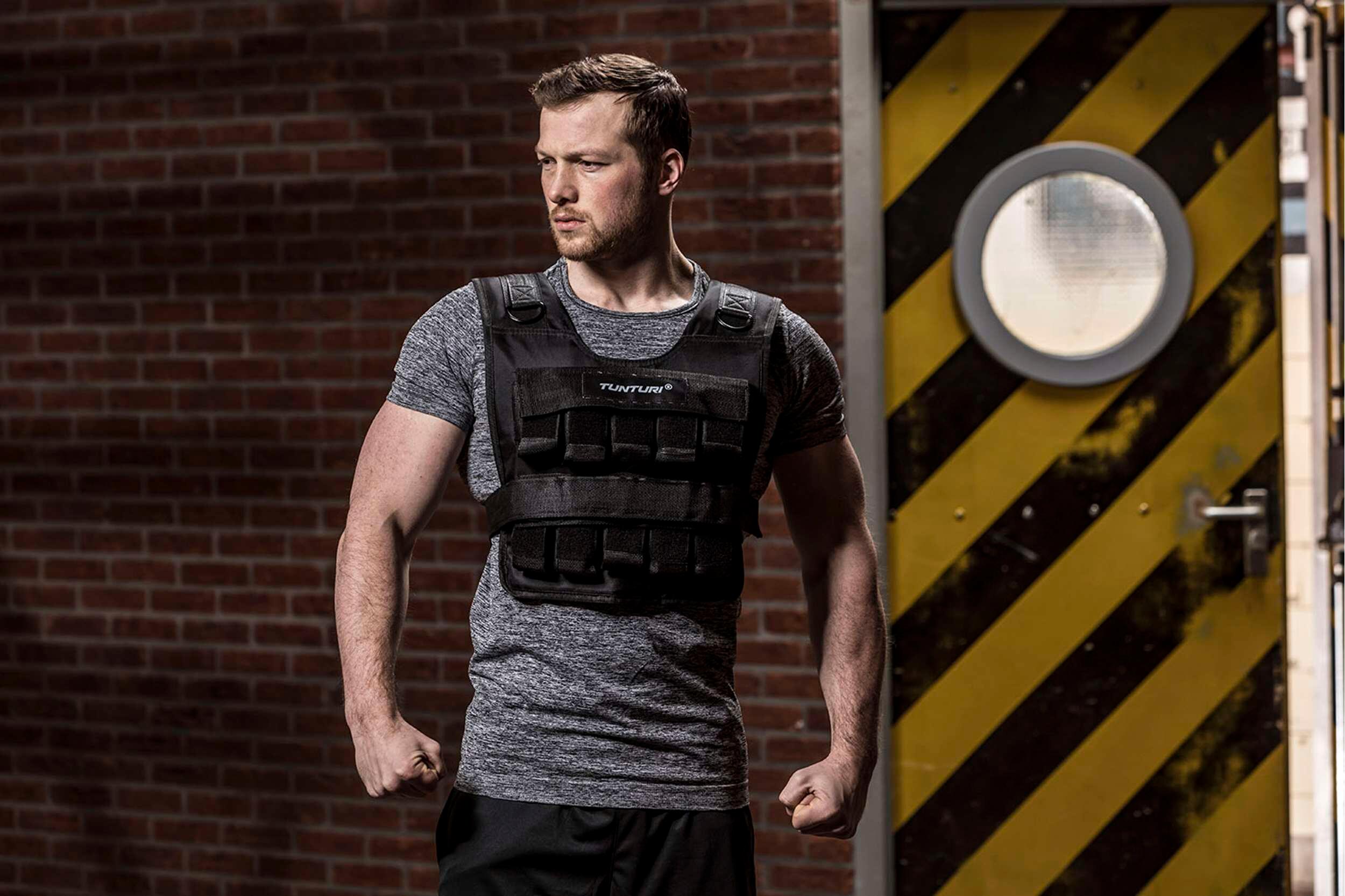 Gilet zavorrato con pesi da 1 kg - Gilet da allenamento regolabile 2/7