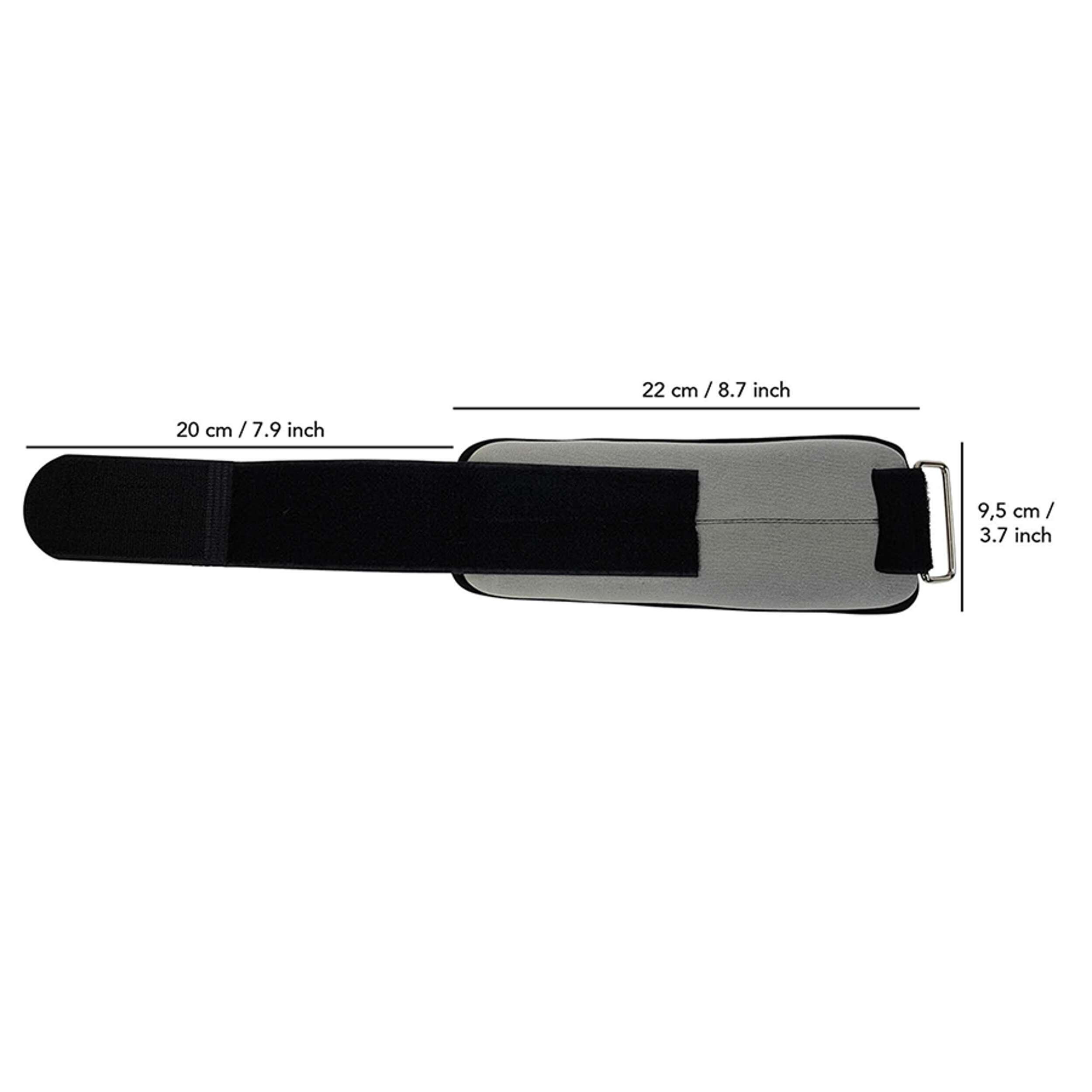 Tunturi Soft Weights Extra Gewichte 1.0 kg Paar Grau 5/7