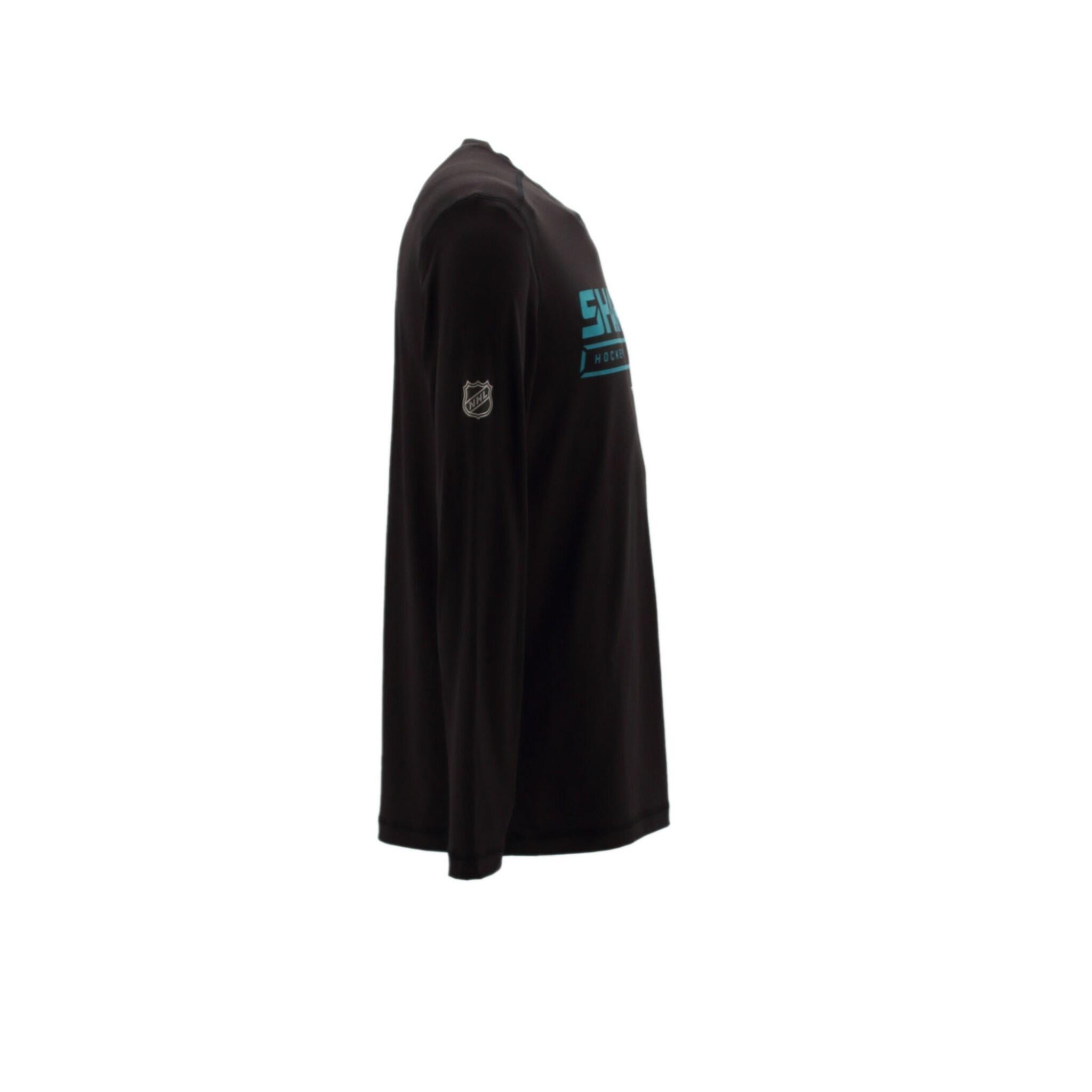 Shirt San Jose Sharks Longsleeve in Schwarz 4/4
